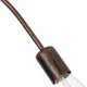 GLOBOSTAR® PAULELI 01564 Μοντέρνο Φωτιστικό Οροφής με Ντουί 5 x E27 AC 220-240V IP20 - Χάλκινο - Μ80 x Π80 x Υ40cm