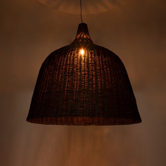 GLOBOSTAR® BAHAMAS 01569 Boho Κρεμαστό Φωτιστικό Οροφής με Ντουί 1 x E27 AC 220-240V IP20 - Καφέ - Μ90 x Π90 x Y90cm