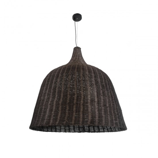 GLOBOSTAR® BAHAMAS 01569 Boho Κρεμαστό Φωτιστικό Οροφής με Ντουί 1 x E27 AC 220-240V IP20 - Καφέ - Μ90 x Π90 x Y90cm