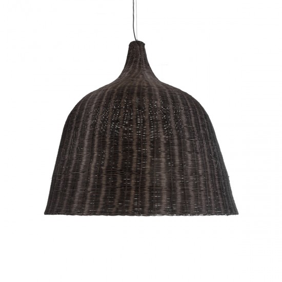 GLOBOSTAR® BAHAMAS 01569 Boho Κρεμαστό Φωτιστικό Οροφής με Ντουί 1 x E27 AC 220-240V IP20 - Καφέ - Μ90 x Π90 x Y90cm