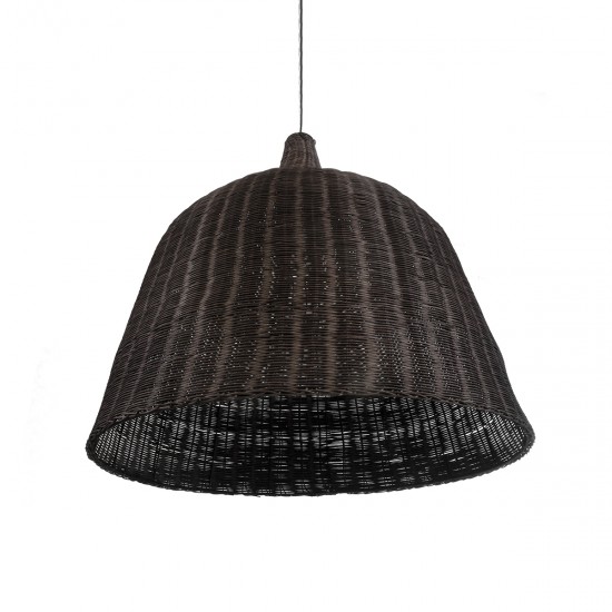 GLOBOSTAR® BAHAMAS 01569 Boho Κρεμαστό Φωτιστικό Οροφής με Ντουί 1 x E27 AC 220-240V IP20 - Καφέ - Μ90 x Π90 x Y90cm