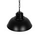 GLOBOSTAR® HARROW 01571 Vintage Κρεμαστό Φωτιστικό Οροφής με Ντουί 1 x E27 AC 220-240V IP20 - Μαύρο - Μ33 x Π33 x Υ28cm