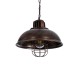 GLOBOSTAR® HARROW 01572 Vintage Κρεμαστό Φωτιστικό Οροφής με Ντουί 1 x E27 AC 220-240V IP20 - Χάλκινο - Μ33 x Π33 x Υ26cm