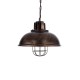 GLOBOSTAR® HARROW 01572 Vintage Κρεμαστό Φωτιστικό Οροφής με Ντουί 1 x E27 AC 220-240V IP20 - Χάλκινο - Μ33 x Π33 x Υ26cm
