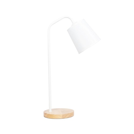 GLOBOSTAR® RIBBON 01574 Μοντέρνο Επιτραπέζιο Φωτιστικό Πορτατίφ με Ντουί 1 x E27 AC 220-240V IP20 - Λευκό & Μπεζ - Μ15 x Π30 x Υ49cm GLOBOSTAR® RIBBON 01574 Μοντέρνο Επιτραπέζιο Φωτιστικό Πορτατίφ με Ντουί 1 x E27 AC 220-240V IP20 - Λευκό & Μπεζ - Μ15 x Π30 x Υ49cm