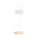 GLOBOSTAR® RIBBON 01574 Μοντέρνο Επιτραπέζιο Φωτιστικό Πορτατίφ με Ντουί 1 x E27 AC 220-240V IP20 - Λευκό & Μπεζ - Μ15 x Π30 x Υ49cm GLOBOSTAR® RIBBON 01574 Μοντέρνο Επιτραπέζιο Φωτιστικό Πορτατίφ με Ντουί 1 x E27 AC 220-240V IP20 - Λευκό & Μπεζ - Μ15 x Π30 x Υ49cm