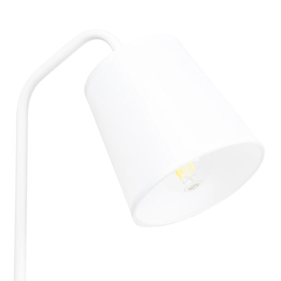 GLOBOSTAR® RIBBON 01574 Μοντέρνο Επιτραπέζιο Φωτιστικό Πορτατίφ με Ντουί 1 x E27 AC 220-240V IP20 - Λευκό & Μπεζ - Μ15 x Π30 x Υ49cm GLOBOSTAR® RIBBON 01574 Μοντέρνο Επιτραπέζιο Φωτιστικό Πορτατίφ με Ντουί 1 x E27 AC 220-240V IP20 - Λευκό & Μπεζ - Μ15 x Π30 x Υ49cm