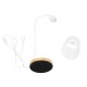 GLOBOSTAR® RIBBON 01574 Μοντέρνο Επιτραπέζιο Φωτιστικό Πορτατίφ με Ντουί 1 x E27 AC 220-240V IP20 - Λευκό & Μπεζ - Μ15 x Π30 x Υ49cm GLOBOSTAR® RIBBON 01574 Μοντέρνο Επιτραπέζιο Φωτιστικό Πορτατίφ με Ντουί 1 x E27 AC 220-240V IP20 - Λευκό & Μπεζ - Μ15 x Π30 x Υ49cm