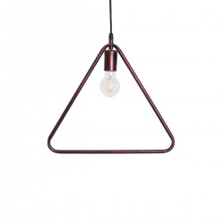 GLOBOSTAR® DELTA 01581 Μοντέρνο Κρεμαστό Φωτιστικό Οροφής με Ντουί 1 x E27 AC 220-240V IP20 - Χάλκινο - Μ37 x Π4 x Υ33cm GLOBOSTAR® DELTA 01581 Μοντέρνο Κρεμαστό Φωτιστικό Οροφής με Ντουί 1 x E27 AC 220-240V IP20 - Χάλκινο - Μ37 x Π4 x Υ33cm