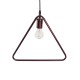 GLOBOSTAR® DELTA 01581 Μοντέρνο Κρεμαστό Φωτιστικό Οροφής με Ντουί 1 x E27 AC 220-240V IP20 - Χάλκινο - Μ37 x Π4 x Υ33cm