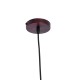 GLOBOSTAR® DELTA 01581 Μοντέρνο Κρεμαστό Φωτιστικό Οροφής με Ντουί 1 x E27 AC 220-240V IP20 - Χάλκινο - Μ37 x Π4 x Υ33cm