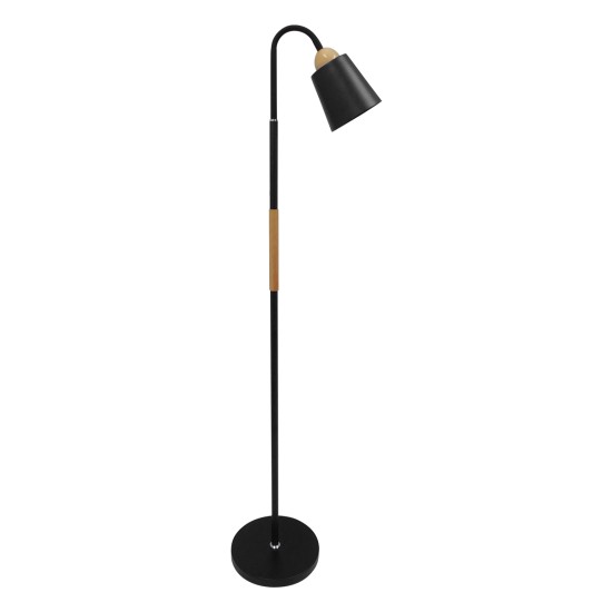 GLOBOSTAR® RIBBON 01585 Μοντέρνο Επιδαπέδιο Φωτιστικό με Ντουί 1 x E27 AC 220-240V IP20 - Μαύρο & Μπεζ - Μ13 x Π13 x Υ164cm GLOBOSTAR® RIBBON 01585 Μοντέρνο Επιδαπέδιο Φωτιστικό με Ντουί 1 x E27 AC 220-240V IP20 - Μαύρο & Μπεζ - Μ13 x Π13 x Υ164cm