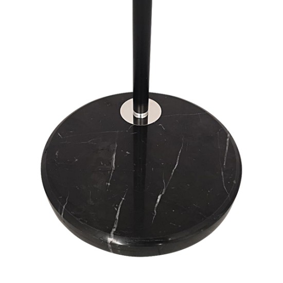 GLOBOSTAR® IMPERIAL 01587 Μοντέρνο Επιδαπέδιο Φωτιστικό με Ντουί 1 x E27 AC 220-240V IP20 - Μαύρο - Μ100 x Π34 x Υ187cm