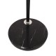 GLOBOSTAR® IMPERIAL 01587 Μοντέρνο Επιδαπέδιο Φωτιστικό με Ντουί 1 x E27 AC 220-240V IP20 - Μαύρο - Μ100 x Π34 x Υ187cm