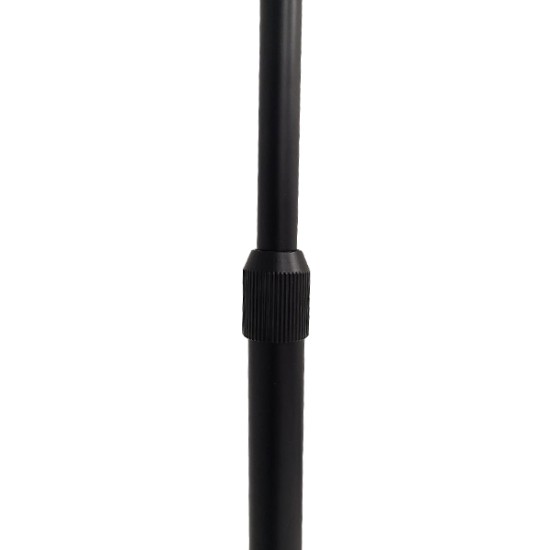 GLOBOSTAR® IMPERIAL 01587 Μοντέρνο Επιδαπέδιο Φωτιστικό με Ντουί 1 x E27 AC 220-240V IP20 - Μαύρο - Μ100 x Π34 x Υ187cm