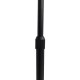 GLOBOSTAR® IMPERIAL 01587 Μοντέρνο Επιδαπέδιο Φωτιστικό με Ντουί 1 x E27 AC 220-240V IP20 - Μαύρο - Μ100 x Π34 x Υ187cm