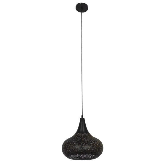 GLOBOSTAR® JANIS 01590 Μοντέρνο Κρεμαστό Φωτιστικό Οροφής με Ντουί 1 x E27 AC 220-240V IP20 - Μαύρο & Χρυσό - Μ30 x Π30 x Υ30cm GLOBOSTAR® JANIS 01590 Μοντέρνο Κρεμαστό Φωτιστικό Οροφής με Ντουί 1 x E27 AC 220-240V IP20 - Μαύρο & Χρυσό - Μ30 x Π30 x Υ30cm