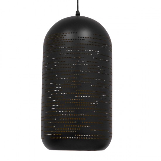 GLOBOSTAR® JANIS 01591 Μοντέρνο Κρεμαστό Φωτιστικό Οροφής με Ντουί 1 x E27 AC 220-240V IP20 - Μαύρο & Χρυσό - Μ20 x Π20 x Υ41cm GLOBOSTAR® JANIS 01591 Μοντέρνο Κρεμαστό Φωτιστικό Οροφής με Ντουί 1 x E27 AC 220-240V IP20 - Μαύρο & Χρυσό - Μ20 x Π20 x Υ41cm