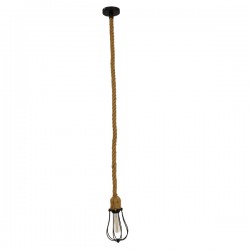 GLOBOSTAR® CAMBER 01594 Vintage Κρεμαστό Φωτιστικό Οροφής με Ντουί 1 x E27 AC 220-240V IP20 - Μαύρο & Μπεζ - Μ11 x Π11 x Υ25cm GLOBOSTAR® CAMBER 01594 Vintage Κρεμαστό Φωτιστικό Οροφής με Ντουί 1 x E27 AC 220-240V IP20 - Μαύρο & Μπεζ - Μ11 x Π11 x Υ25cm