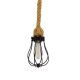 GLOBOSTAR® CAMBER 01594 Vintage Κρεμαστό Φωτιστικό Οροφής με Ντουί 1 x E27 AC 220-240V IP20 - Μαύρο & Μπεζ - Μ11 x Π11 x Υ25cm GLOBOSTAR® CAMBER 01594 Vintage Κρεμαστό Φωτιστικό Οροφής με Ντουί 1 x E27 AC 220-240V IP20 - Μαύρο & Μπεζ - Μ11 x Π11 x Υ25cm