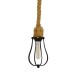 GLOBOSTAR® CAMBER 01594 Vintage Κρεμαστό Φωτιστικό Οροφής με Ντουί 1 x E27 AC 220-240V IP20 - Μαύρο & Μπεζ - Μ11 x Π11 x Υ25cm GLOBOSTAR® CAMBER 01594 Vintage Κρεμαστό Φωτιστικό Οροφής με Ντουί 1 x E27 AC 220-240V IP20 - Μαύρο & Μπεζ - Μ11 x Π11 x Υ25cm
