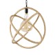 GLOBOSTAR® BELLE 01597 Vintage Κρεμαστό Φωτιστικό Οροφής με Ντουί 1 x E27 AC 220-240V IP20 - Μπεζ - Μ56 x Π56 x Y58cm GLOBOSTAR® BELLE 01597 Vintage Κρεμαστό Φωτιστικό Οροφής με Ντουί 1 x E27 AC 220-240V IP20 - Μπεζ - Μ56 x Π56 x Y58cm