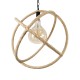 GLOBOSTAR® BELLE 01597 Vintage Κρεμαστό Φωτιστικό Οροφής με Ντουί 1 x E27 AC 220-240V IP20 - Μπεζ - Μ56 x Π56 x Y58cm GLOBOSTAR® BELLE 01597 Vintage Κρεμαστό Φωτιστικό Οροφής με Ντουί 1 x E27 AC 220-240V IP20 - Μπεζ - Μ56 x Π56 x Y58cm