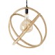 GLOBOSTAR® BELLE 01597 Vintage Κρεμαστό Φωτιστικό Οροφής με Ντουί 1 x E27 AC 220-240V IP20 - Μπεζ - Μ56 x Π56 x Y58cm GLOBOSTAR® BELLE 01597 Vintage Κρεμαστό Φωτιστικό Οροφής με Ντουί 1 x E27 AC 220-240V IP20 - Μπεζ - Μ56 x Π56 x Y58cm