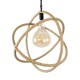 GLOBOSTAR® BELLE 01597 Vintage Κρεμαστό Φωτιστικό Οροφής με Ντουί 1 x E27 AC 220-240V IP20 - Μπεζ - Μ56 x Π56 x Y58cm GLOBOSTAR® BELLE 01597 Vintage Κρεμαστό Φωτιστικό Οροφής με Ντουί 1 x E27 AC 220-240V IP20 - Μπεζ - Μ56 x Π56 x Y58cm