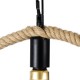 GLOBOSTAR® BELLE 01597 Vintage Κρεμαστό Φωτιστικό Οροφής με Ντουί 1 x E27 AC 220-240V IP20 - Μπεζ - Μ56 x Π56 x Y58cm GLOBOSTAR® BELLE 01597 Vintage Κρεμαστό Φωτιστικό Οροφής με Ντουί 1 x E27 AC 220-240V IP20 - Μπεζ - Μ56 x Π56 x Y58cm