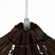 GLOBOSTAR® CHEOPE 01600 Boho Κρεμαστό Φωτιστικό Οροφής με Ντουί 1 x E27 AC 220-240V IP20 - Καφέ - Μ50 x Π50 x Y30cm