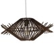 GLOBOSTAR® SASSO 01602 Boho Κρεμαστό Φωτιστικό Οροφής με Ντουί 1 x E27 AC 220-240V IP20 - Καφέ - Μ50 x Π50 x Y23cm GLOBOSTAR® SASSO 01602 Boho Κρεμαστό Φωτιστικό Οροφής με Ντουί 1 x E27 AC 220-240V IP20 - Καφέ - Μ50 x Π50 x Y23cm