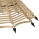 GLOBOSTAR® OZERO 01603 Boho Κρεμαστό Φωτιστικό Οροφής με Ντουί 1 x E27 AC 220-240V IP20 - Μπεζ & Μαύρο - Μ41 x Π41 x Y28cm