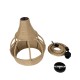 GLOBOSTAR® KUBRIC 01605 Boho Κρεμαστό Φωτιστικό Οροφής με Ντουί 1 x E27 AC 220-240V IP20 - Μπεζ - Μ30 x Π30 x Y40cm GLOBOSTAR® KUBRIC 01605 Boho Κρεμαστό Φωτιστικό Οροφής με Ντουί 1 x E27 AC 220-240V IP20 - Μπεζ - Μ30 x Π30 x Y40cm