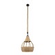 GLOBOSTAR® KUBRIC 01605 Boho Κρεμαστό Φωτιστικό Οροφής με Ντουί 1 x E27 AC 220-240V IP20 - Μπεζ - Μ30 x Π30 x Y40cm GLOBOSTAR® KUBRIC 01605 Boho Κρεμαστό Φωτιστικό Οροφής με Ντουί 1 x E27 AC 220-240V IP20 - Μπεζ - Μ30 x Π30 x Y40cm