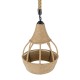 GLOBOSTAR® KUBRIC 01605 Boho Κρεμαστό Φωτιστικό Οροφής με Ντουί 1 x E27 AC 220-240V IP20 - Μπεζ - Μ30 x Π30 x Y40cm GLOBOSTAR® KUBRIC 01605 Boho Κρεμαστό Φωτιστικό Οροφής με Ντουί 1 x E27 AC 220-240V IP20 - Μπεζ - Μ30 x Π30 x Y40cm