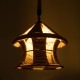 GLOBOSTAR® SOLITARIO 01606 Boho Κρεμαστό Φωτιστικό Οροφής με Ντουί 1 x E27 AC 220-240V IP20 - Μπεζ - Μ36 x Π36 x Y30cm