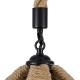 GLOBOSTAR® SOLITARIO 01606 Boho Κρεμαστό Φωτιστικό Οροφής με Ντουί 1 x E27 AC 220-240V IP20 - Μπεζ - Μ36 x Π36 x Y30cm