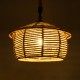 GLOBOSTAR® SPIRIT 01607 Boho Κρεμαστό Φωτιστικό Οροφής με Ντουί 1 x E27 AC 220-240V IP20 - Μπεζ - Μ35 x Π35 x Y30cm