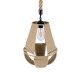 GLOBOSTAR® POLIA 01608 Boho Κρεμαστό Φωτιστικό Οροφής με Ντουί 1 x E27 AC 220-240V IP20 - Μπεζ - Μ30 x Π30 x Y42cm GLOBOSTAR® POLIA 01608 Boho Κρεμαστό Φωτιστικό Οροφής με Ντουί 1 x E27 AC 220-240V IP20 - Μπεζ - Μ30 x Π30 x Y42cm