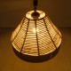 GLOBOSTAR® DOGMA 01609 Boho Κρεμαστό Φωτιστικό Οροφής με Ντουί 1 x E27 AC 220-240V IP20 - Μπεζ - Μ38 x Π38 x Υ28cm