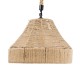 GLOBOSTAR® DOGMA 01609 Boho Κρεμαστό Φωτιστικό Οροφής με Ντουί 1 x E27 AC 220-240V IP20 - Μπεζ - Μ38 x Π38 x Υ28cm