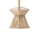 GLOBOSTAR® ROUGE 01611 Boho Κρεμαστό Φωτιστικό Οροφής με Ντουί 1 x E27 AC 220-240V IP20 - Μπεζ - Μ21 x Π21 x Y27cm GLOBOSTAR® ROUGE 01611 Boho Κρεμαστό Φωτιστικό Οροφής με Ντουί 1 x E27 AC 220-240V IP20 - Μπεζ - Μ21 x Π21 x Y27cm