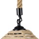 GLOBOSTAR® SPIKY 01613 Boho Κρεμαστό Φωτιστικό Οροφής με Ντουί 1 x E27 AC 220-240V IP20 - Μπεζ - Μ43 x Π43 x Y28cm