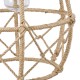 GLOBOSTAR® TELAN 01615 Vintage Κρεμαστό Φωτιστικό Οροφής με Ντουί 1 x E27 AC 220-240V IP20 - Μπεζ - Μ30 x Π30 x Υ38cm