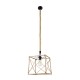 GLOBOSTAR® POLISHED 01616 Vintage Κρεμαστό Φωτιστικό Οροφής με Ντουί 1 x E27 AC 220-240V IP20 - Μαύρο & Μπεζ - Μ30 x Π30 x Υ30cm GLOBOSTAR® POLISHED 01616 Vintage Κρεμαστό Φωτιστικό Οροφής με Ντουί 1 x E27 AC 220-240V IP20 - Μαύρο & Μπεζ - Μ30 x Π30 x Υ30cm