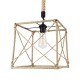 GLOBOSTAR® POLISHED 01616 Vintage Κρεμαστό Φωτιστικό Οροφής με Ντουί 1 x E27 AC 220-240V IP20 - Μαύρο & Μπεζ - Μ30 x Π30 x Υ30cm GLOBOSTAR® POLISHED 01616 Vintage Κρεμαστό Φωτιστικό Οροφής με Ντουί 1 x E27 AC 220-240V IP20 - Μαύρο & Μπεζ - Μ30 x Π30 x Υ30cm