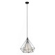 GLOBOSTAR® KAIRI 01618 Μοντέρνο Κρεμαστό Φωτιστικό Οροφής με Ντουί 1 x E27 AC 220-240V IP20 - Μαύρο & Λευκό - Μ38 x Π38 x Υ39cm GLOBOSTAR® KAIRI 01618 Μοντέρνο Κρεμαστό Φωτιστικό Οροφής με Ντουί 1 x E27 AC 220-240V IP20 - Μαύρο & Λευκό - Μ38 x Π38 x Υ39cm
