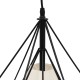 GLOBOSTAR® KAIRI 01618 Μοντέρνο Κρεμαστό Φωτιστικό Οροφής με Ντουί 1 x E27 AC 220-240V IP20 - Μαύρο & Λευκό - Μ38 x Π38 x Υ39cm GLOBOSTAR® KAIRI 01618 Μοντέρνο Κρεμαστό Φωτιστικό Οροφής με Ντουί 1 x E27 AC 220-240V IP20 - Μαύρο & Λευκό - Μ38 x Π38 x Υ39cm