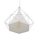 GLOBOSTAR® KAIRI 01619 Μοντέρνο Κρεμαστό Φωτιστικό Οροφής με Ντουί 1 x E27 AC 220-240V IP20 - Λευκό - Μ38 x Π38 x Υ39cm GLOBOSTAR® KAIRI 01619 Μοντέρνο Κρεμαστό Φωτιστικό Οροφής με Ντουί 1 x E27 AC 220-240V IP20 - Λευκό - Μ38 x Π38 x Υ39cm